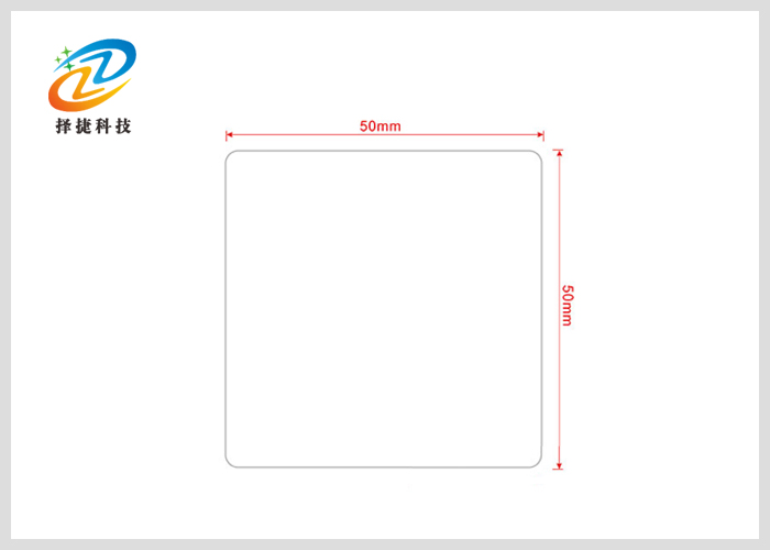 高频不干胶标签 I-code X 50*50mm剖析展示图一
