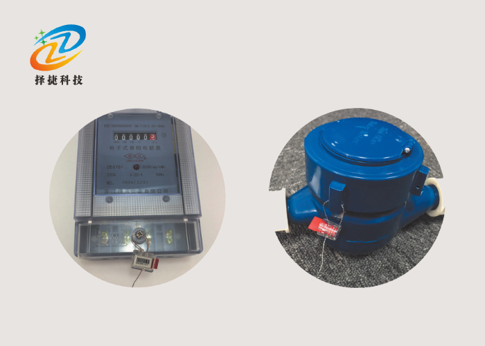 电子仪表封标签ZJ-05E应用展示图