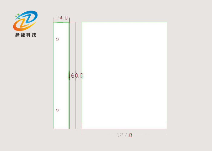 远距离超高频ZJ-F508-4A/IP读写器外形尺寸图